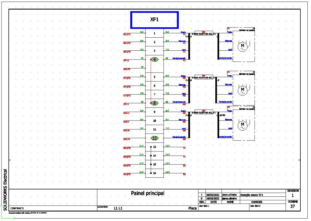 Projetos elétricos SOLIDWORKKS ELECTRICAL