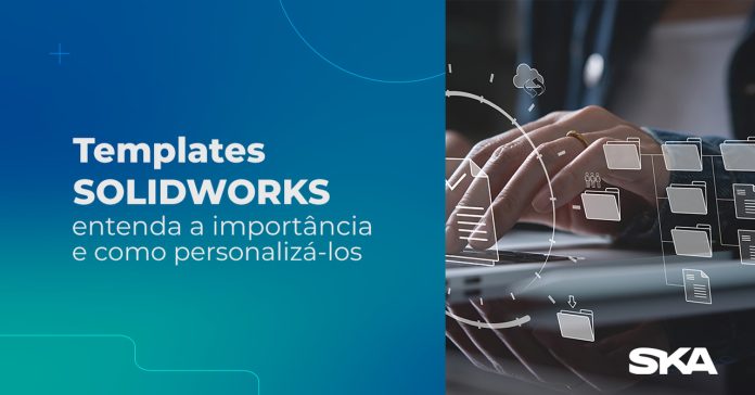 arte gráfica sobre templates SOLIDWORKS