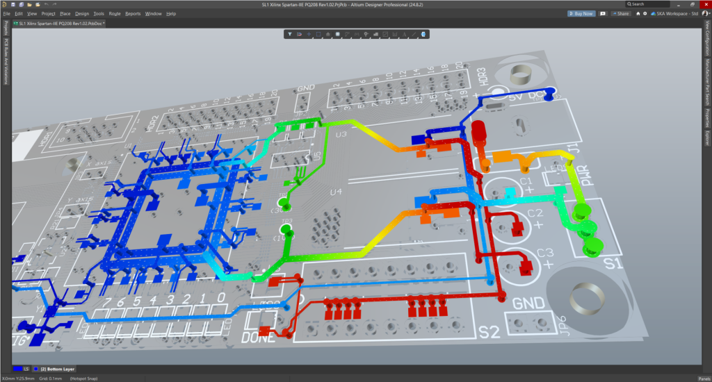 Software PCB Altium PDN Analyzer