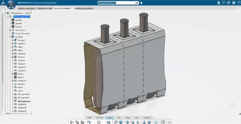 Catia: Embalagens de produtos de consumo