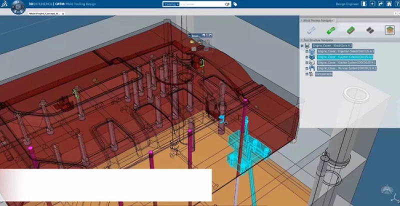 Catia: Desenvolvimento de moldes e peças plásticas