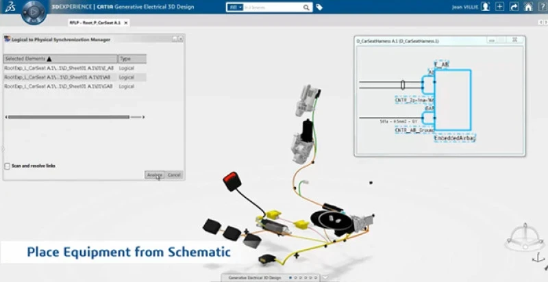 Catia: Sistemas elétricos